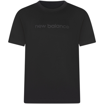 Vêtements Homme T-shirts & Polos New Balance T-shirt coton col rond Noir