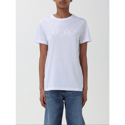 Vêtements Femme T-shirts manches courtes Pinko 101752A1NW Blanc