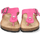 Chaussures Femme Sandales et Nu-pieds Póker De Damas Sandale esclave plate avec boucle pour femme Rose