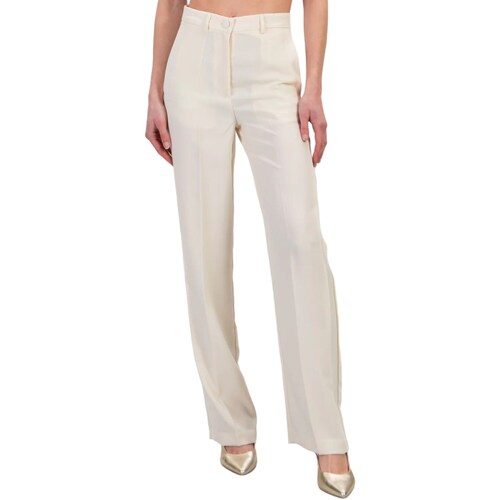 Vêtements Femme Pantalons 5 poches Vicolo TB1223 Blanc