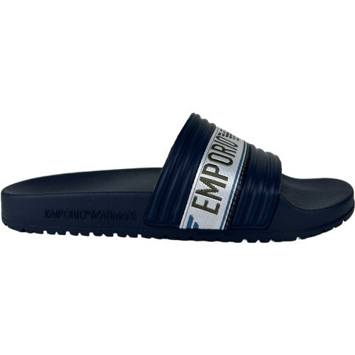 Chaussures Homme Claquettes Emporio Armani EA7 Claquette Homme Emporio Armani bleu  XUPS06 XN999 T637 - 40 Bleu
