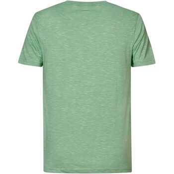 Petrol Industries T-Shirt  Palmora Melange Vert Vert