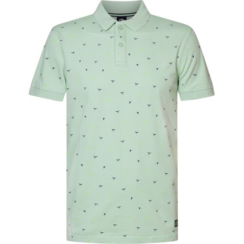 Vêtements Homme T-shirts neck & Polos Petrol Industries Poloshirt  Seashore Impression Vert Vert