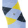 Accessoires Homme Chaussettes Burlington Chaussettes Manchester Carreaux Lila 6256 Multicolore