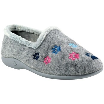 Chaussures Femme Chaussons Lazy Dogz Charley Gris