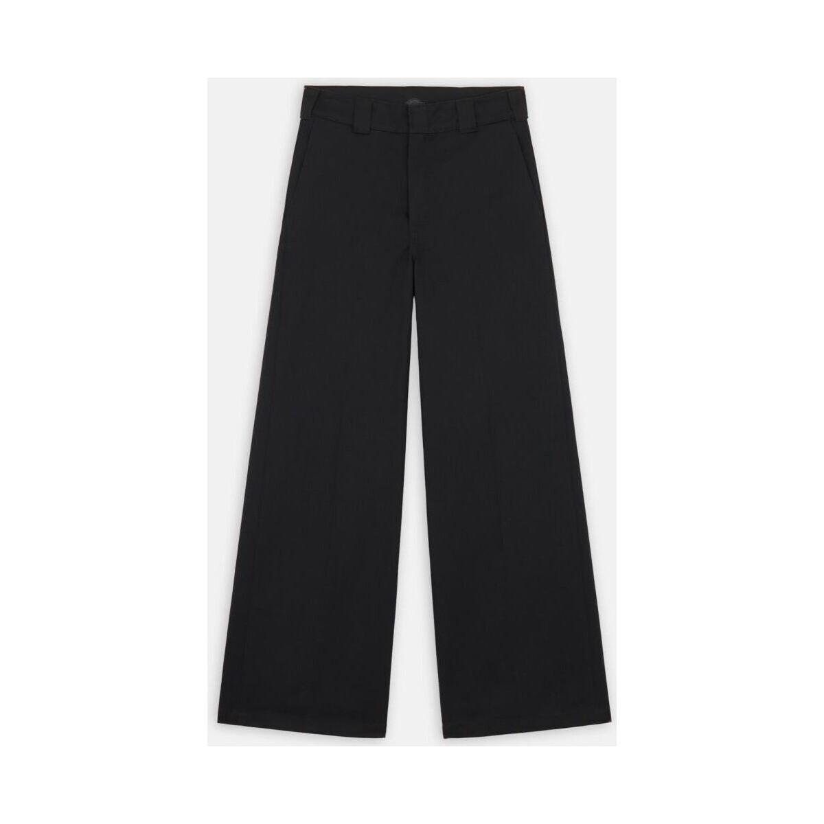 Vêtements Femme Pantalons Dickies W WIDE LEG PANT DK0A4YSE-BLK BLACK Noir