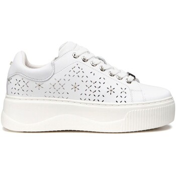 Chaussures Femme Love Moschino colour-block glitter sneakers Cult  Blanc