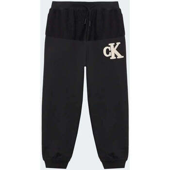 Vêtements Garçon Pantalons de survêtement Calvin Klein wide Skinny  Noir