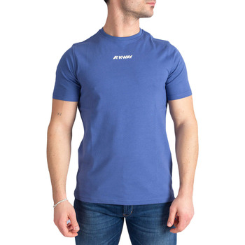Vêtements Homme T-shirts manches courtes K-Way k4124dw-p35 Bleu