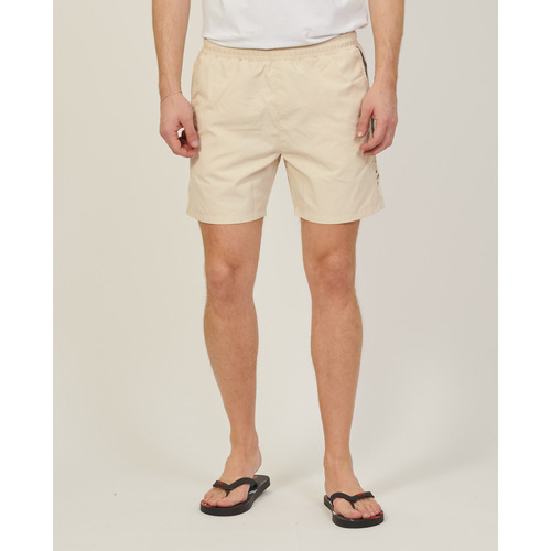 Vêtements Homme Maillots / Shorts de bain BOSS Short de bain Hugo avec logo sous la poche Beige