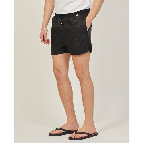 Vêtements Homme Maillots / Shorts de bain BOSS Maillots de bain  avec logo en lettres all-over Noir