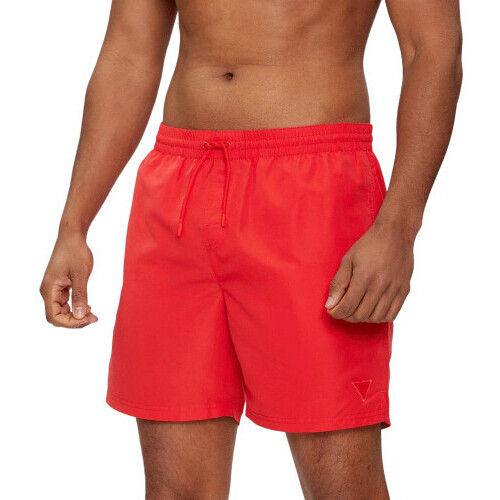Vêtements Homme Shorts / Bermudas Guess Short de bain homme  rouge  F4GT01WG282-G5Q4 Rouge