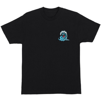Vêtements Homme T-Shirt de manga comprida 35 Santa Cruz - SCREAMING WAVE  Noir