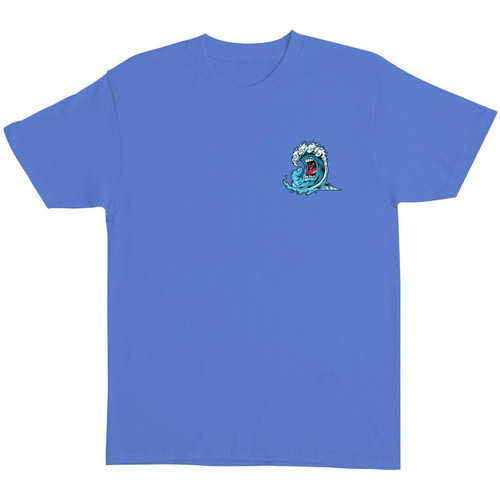 Vêtements Homme T-Shirt de manga comprida 35 Santa Cruz - SCREAMING WAVE  Bleu