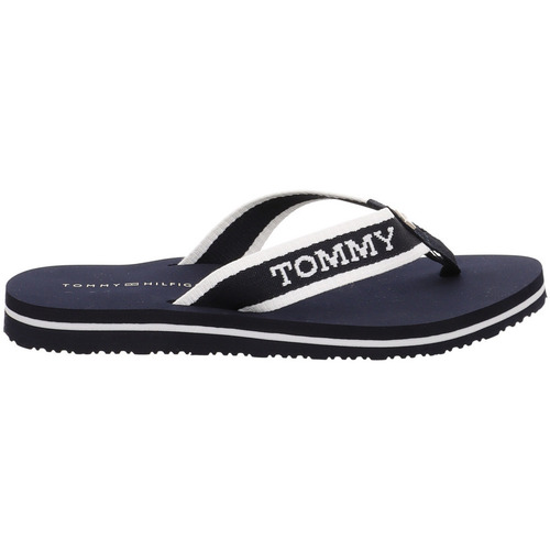 Chaussures Femme Mules Tommy Hilfiger Tongs de plage Bleu