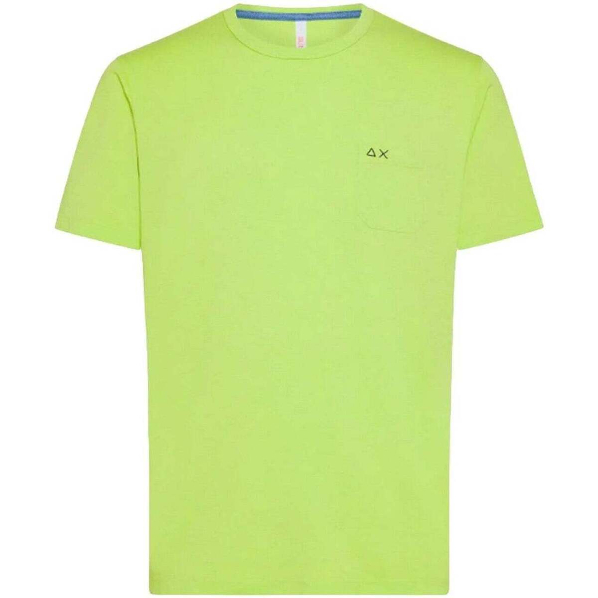 Vêtements Homme T-shirts hybrid manches courtes Sun68  Vert
