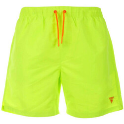 Vêtements Homme Shorts / Bermudas Guess Short de bain homme  jaune fluo F4GT03WG282-FLYL Jaune