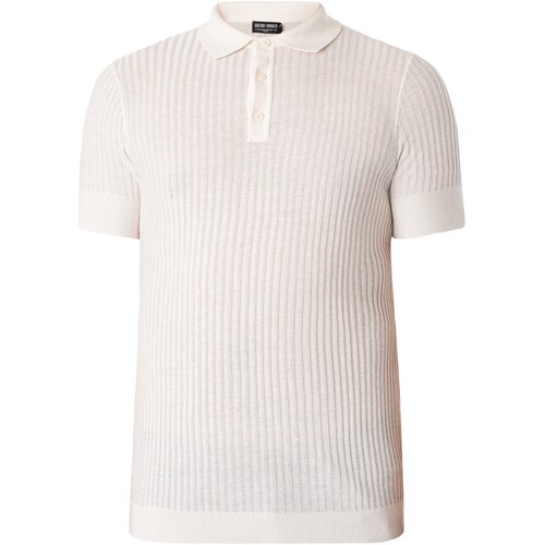 Vêtements Homme Majestic Filatures short sleeved T-shirt Antony Morato Polo ajusté en maille Blanc
