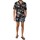 Vêtements Homme Chemises manches courtes Calvin Klein Jeans Chemise à manches courtes imprimée Resort Noir