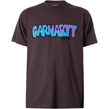 Vêtements Homme T-shirts manches courtes Carhartt T-shirt goutte à goutte Marron