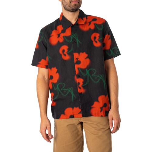 Vêtements Homme Chemises manches courtes Edwin Chemise à manches courtes Garden Society Multicolore