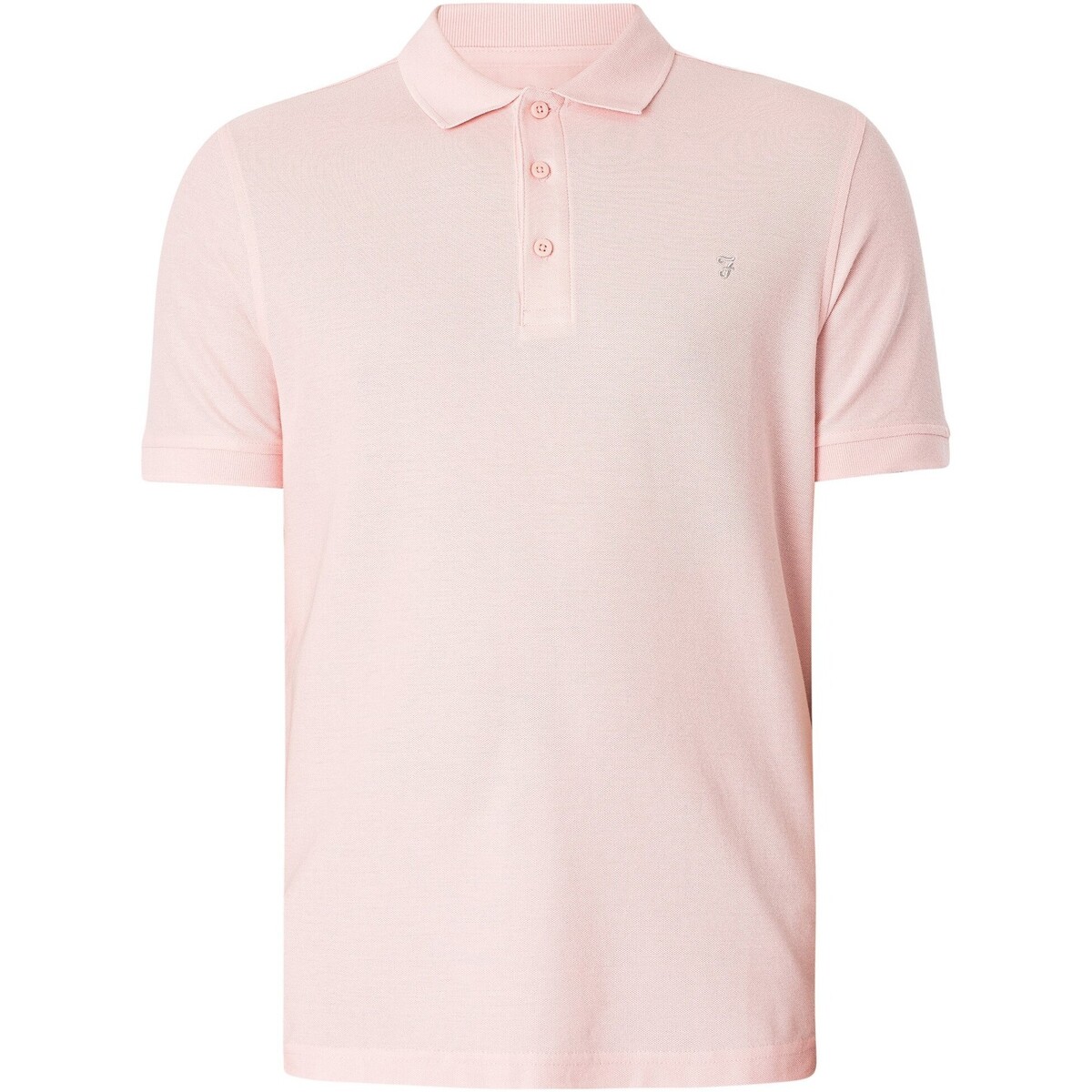 Vêtements Homme Green polos manches courtes Farah Chemise Green polo Cove Rose