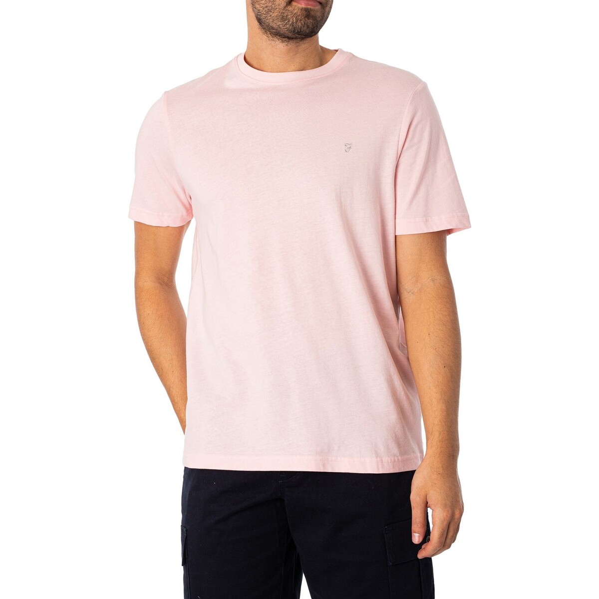 Vêtements Homme T-shirts manches courtes Farah T-shirt Eddy Rose