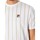 Vêtements Homme T-shirts manches courtes Fila T-shirt rayé à épingles Lee Blanc