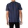 Vêtements Homme T-shirts manches courtes Fila T-shirt rayé à épingles Lee Bleu