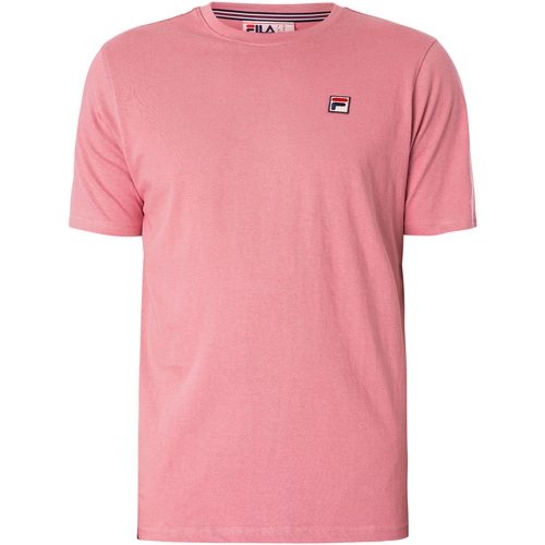 Vêtements Homme T-shirts manches courtes Fila Reiss Kiana Cotton Stretch Poplin Slim Fit Shirt Rose
