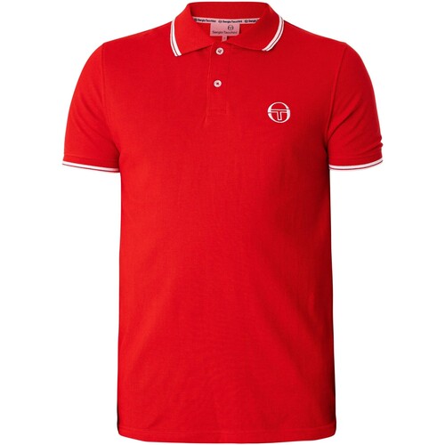 Vêtements Homme Wharves logo-print T-shirt Sergio Tacchini 020 Polo Rouge