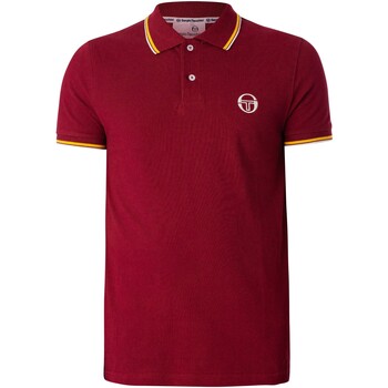 Vêtements Homme pre-owned manches courtes Sergio Tacchini 020 Polo Rouge