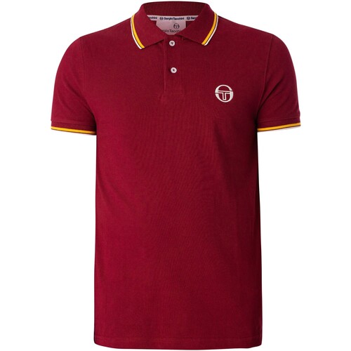 Vêtements Homme pre-owned manches courtes Sergio Tacchini 020 Polo Rouge