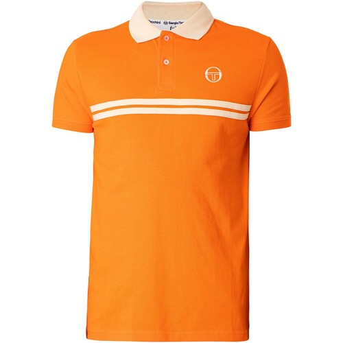Vêtements Homme Rose is in the air Sergio Tacchini Chemise polo Supermac Orange