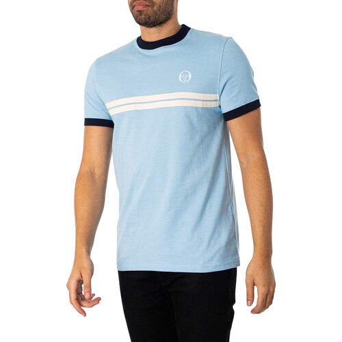 Vêtements Homme T-shirts Trunks manches courtes Sergio Tacchini Supermac T-shirt Bleu
