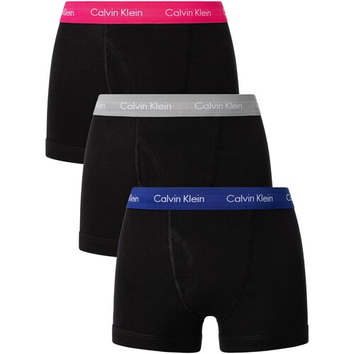 Sous-vêtements Homme Caleçons Calvin Klein Jaqueline Jeans Lot de 3 boxers classiques Noir