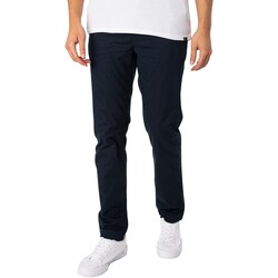 Vêtements Homme Chinos / Carrots Superdry Pantalon chino slim fuselé stretch Bleu