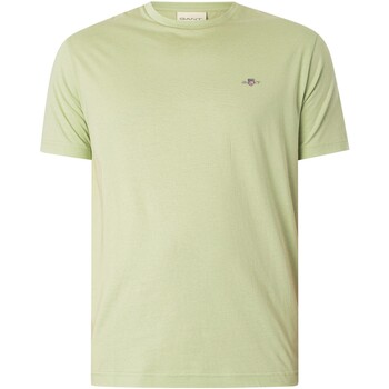 Vêtements Homme Bougies / diffuseursren Gant T-shirt régulier à bouclier Vert