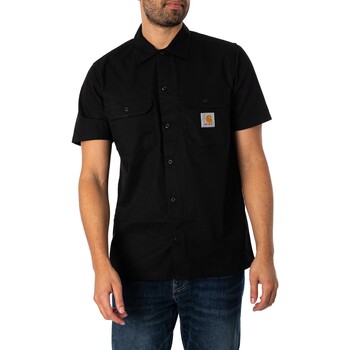 Vêtements Homme Chemises manches courtes Carhartt Chemise à manches courtes Masters Noir