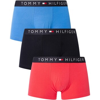 Sous-vêtements Homme Caleçons Grey Tommy Hilfiger Lot de 3 malles originales Multicolore
