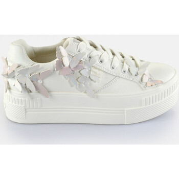 Chaussures Femme Baskets mode Buffalo Paired butterfly Blanc