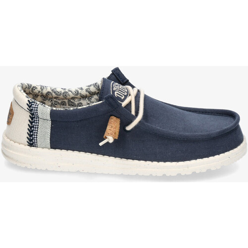 Chaussures Homme Duck And Cover Dude WALLY LINEN Bleu