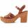 Chaussures Femme Sandales et Nu-pieds Purapiel 89301 Marron