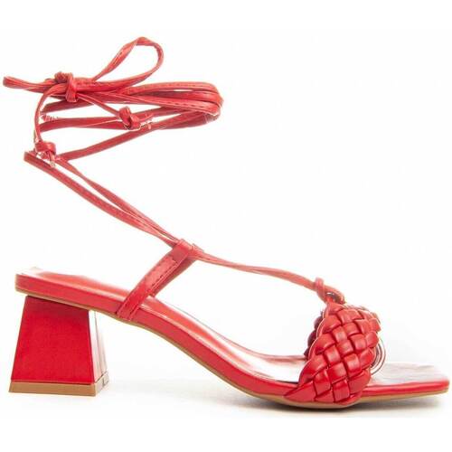 Chaussures Femme Sandales et Nu-pieds Leindia 89305 Rouge