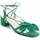 Chaussures Femme Sandales et Nu-pieds Leindia 89312 Vert
