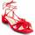 Chaussures Femme Sandales et Nu-pieds Leindia 89314 Rouge