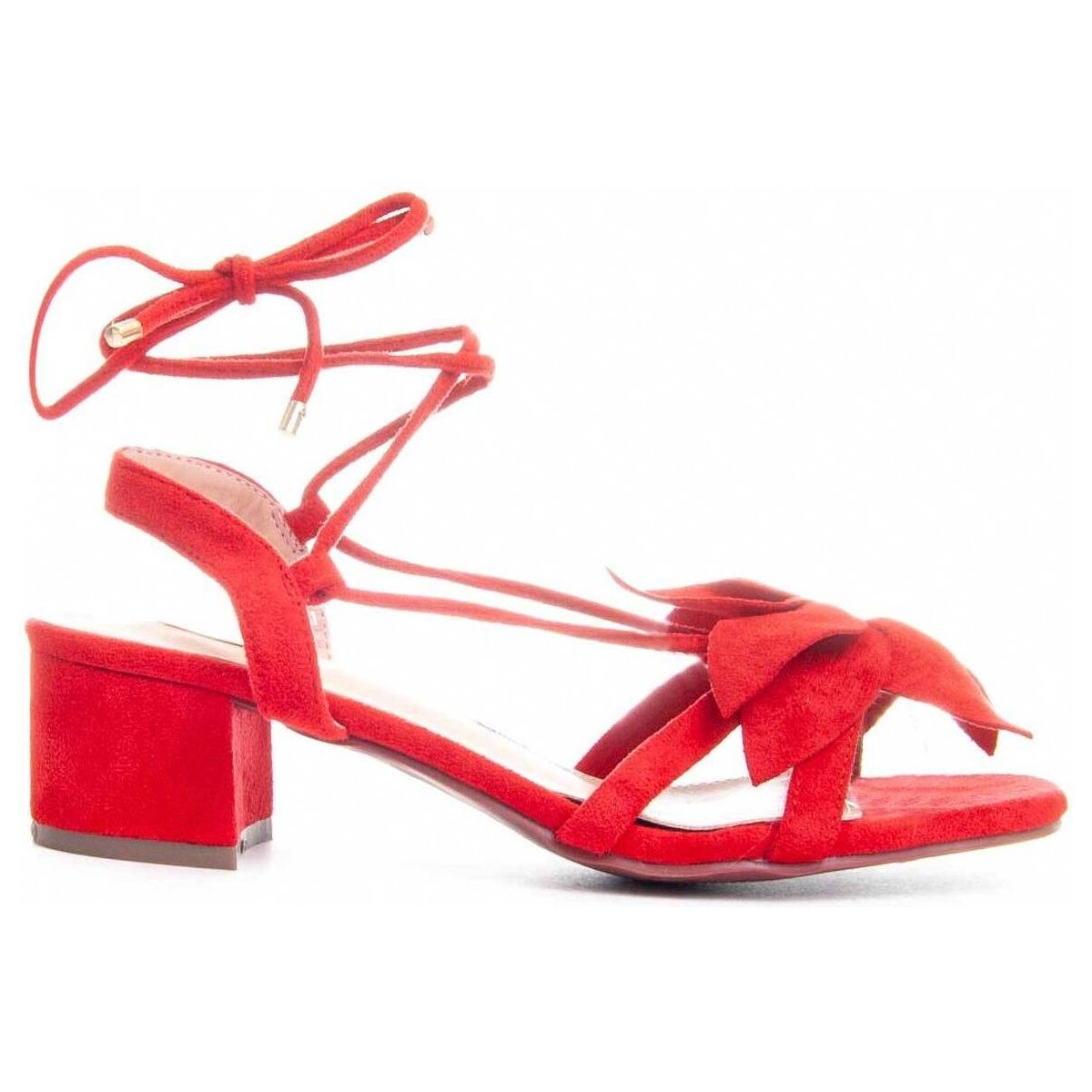 Chaussures Femme Sandales et Nu-pieds Leindia 89314 Rouge