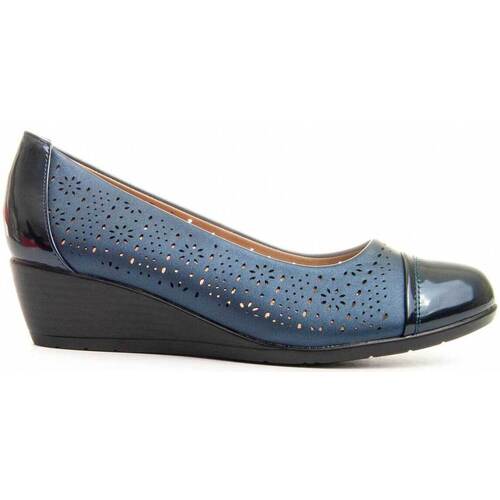 Chaussures Femme Escarpins Leindia 89342 Bleu