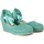 Chaussures Femme Sandales et Nu-pieds Pitillos SANDALIAS VALENCIANAS DE CUÑA  5575-R TURQUESA Vert