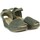 Chaussures Femme Sandales et Nu-pieds Pitillos SANDALIAS DE RAFIA CON CUÑA  5501 KAKI Vert